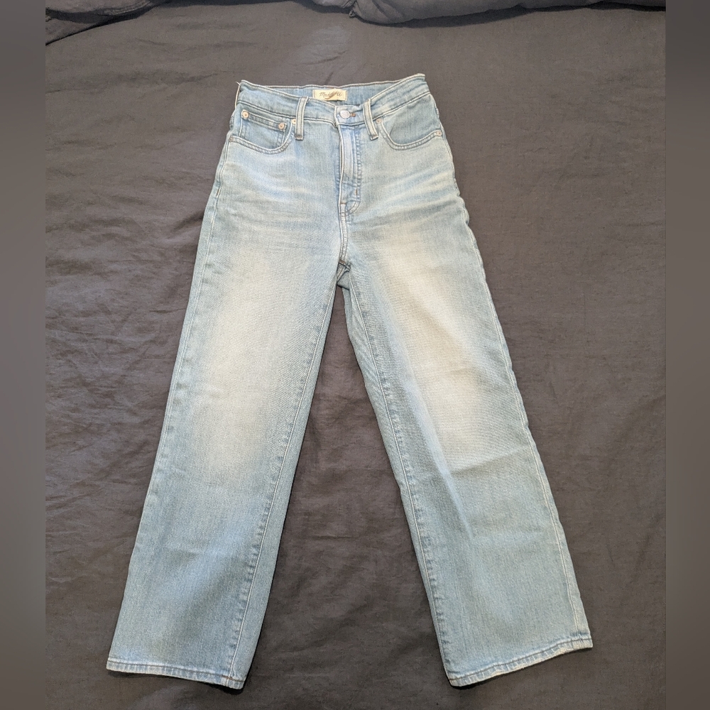 Madewell Slim Wide-Leg Crop Jeans